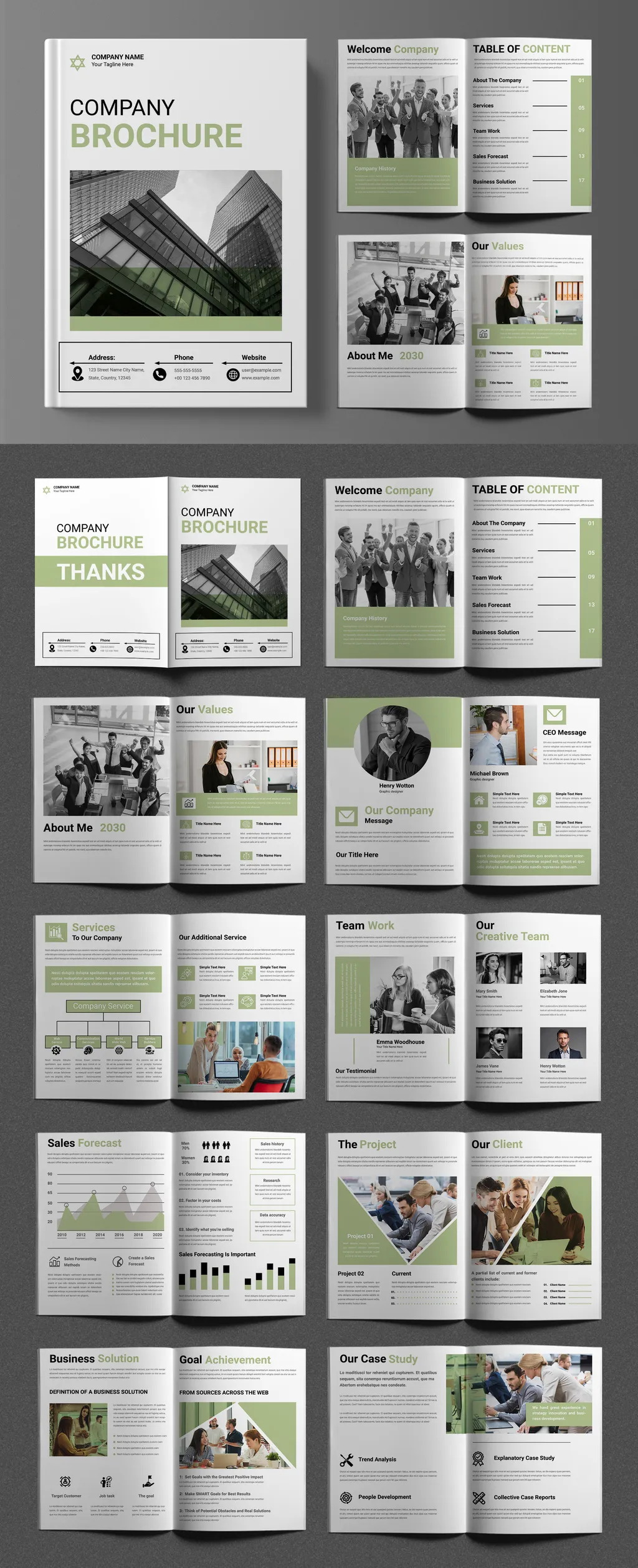 Adobestock - Company Brochure Design 718545602