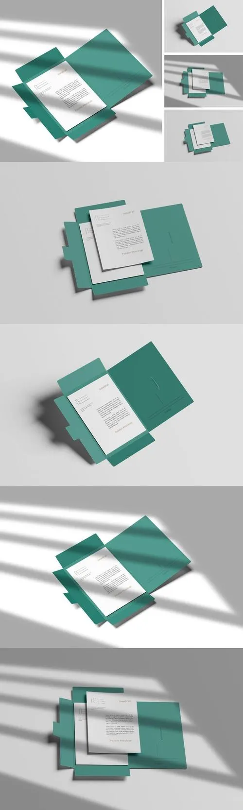 Flap Folder Mockup