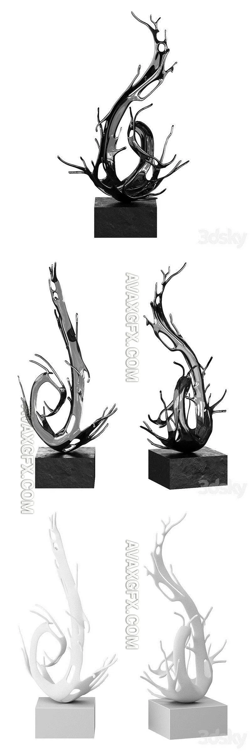 Zheng lu Yan Fei Sculpture - 3D Model
