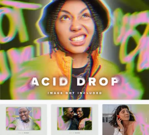 Acid Drop PSD Photo Effect - MGD6W3S