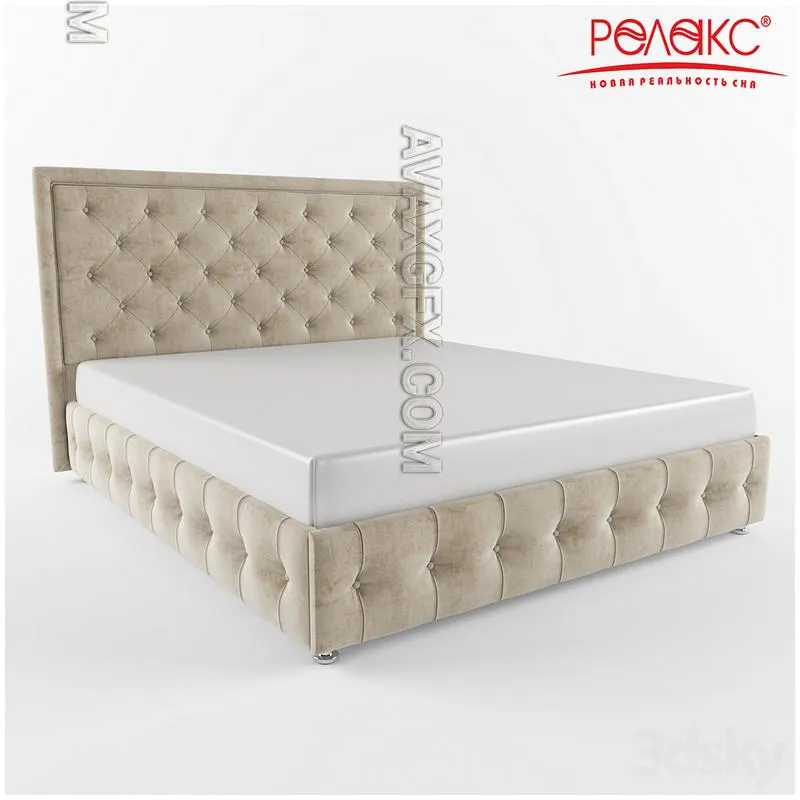 Bed AFM Relax - 3D Model