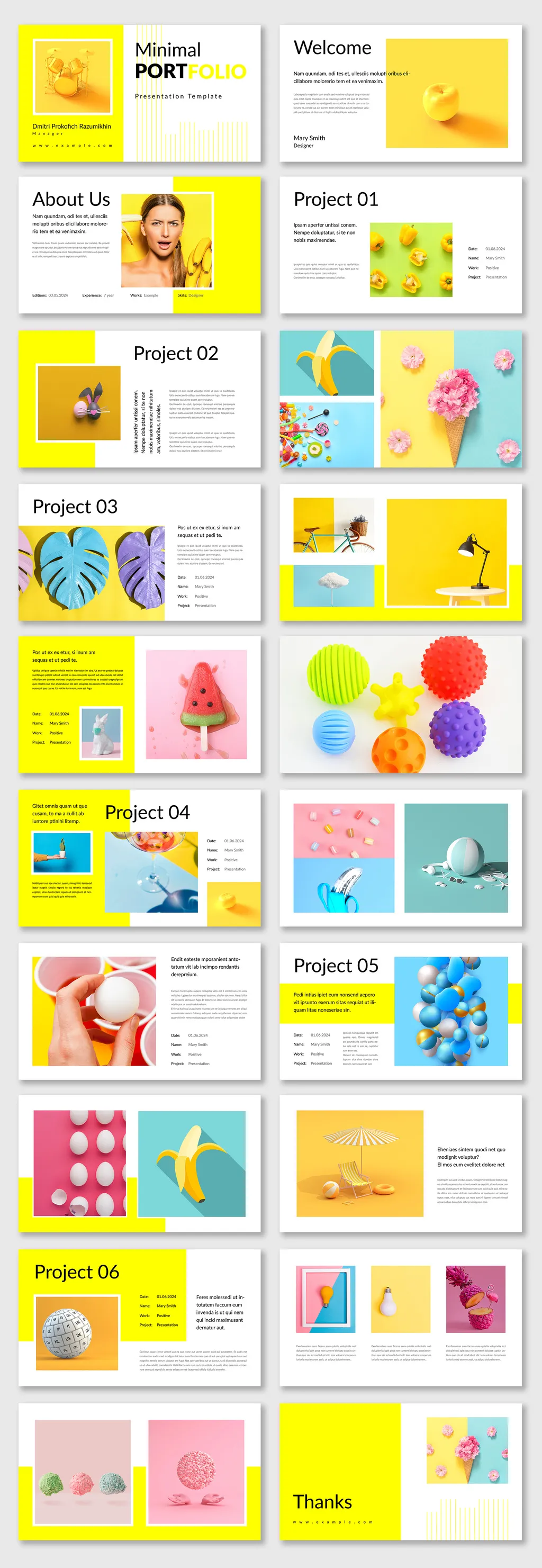 Adobestock - Portfolio Presentation Layout 725282218