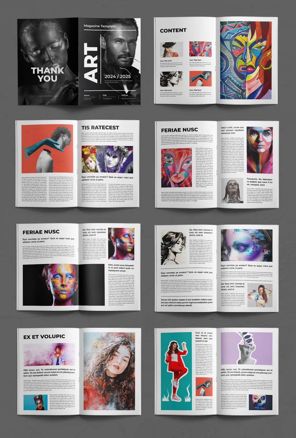 Adobestock - Magazine Layout 738487293