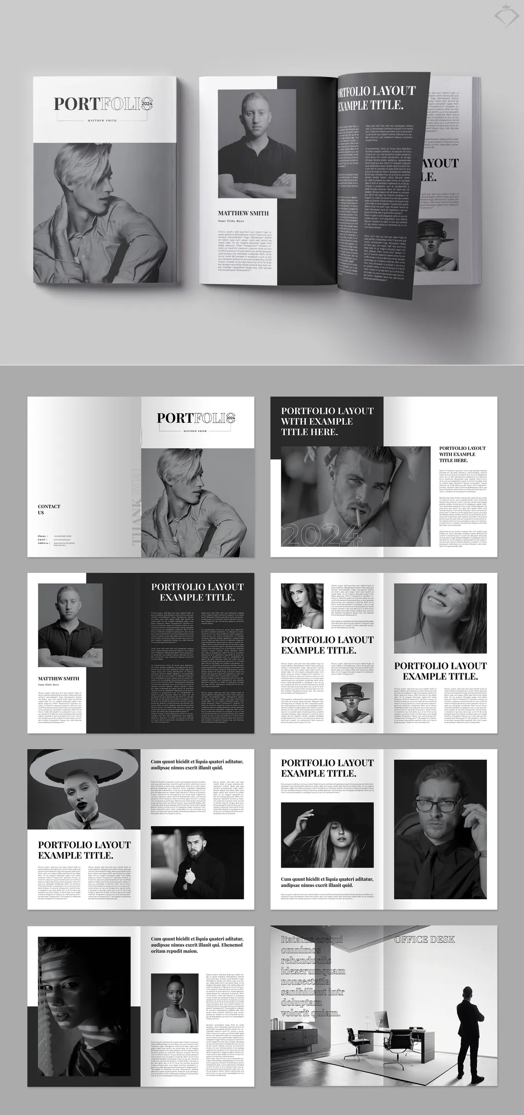 Adobestock - Portfolio Template 717874765