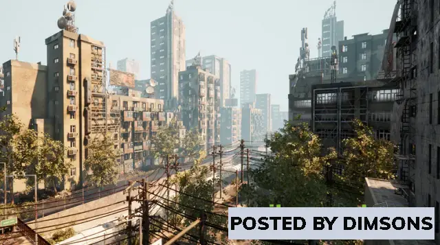 Unreal Engine Environments Abandoned Post Apocalyptic City Pack v4.27