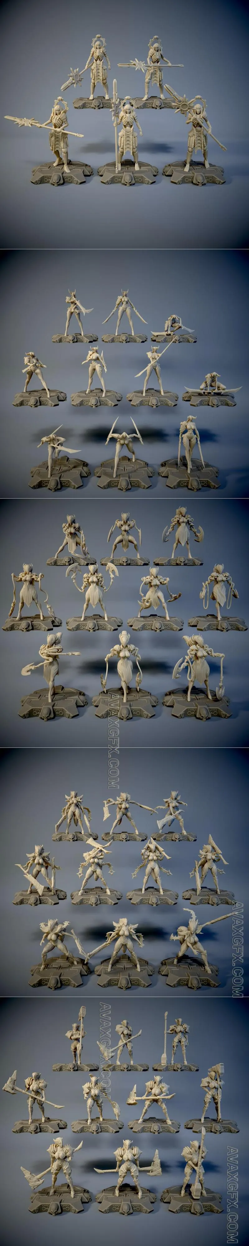 Mads Minis Collection - STL 3D Model