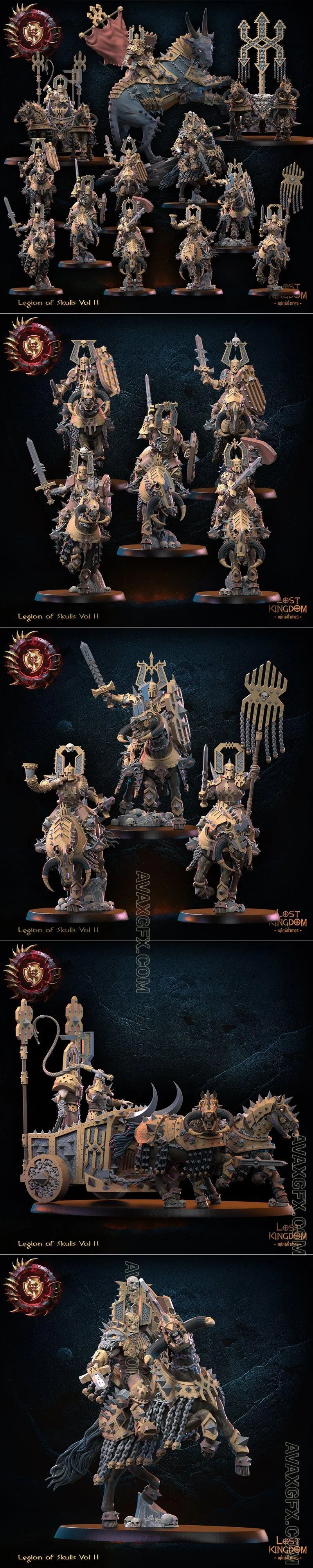 Lost Kingdom Miniatures March 2024 - STL 3D Model