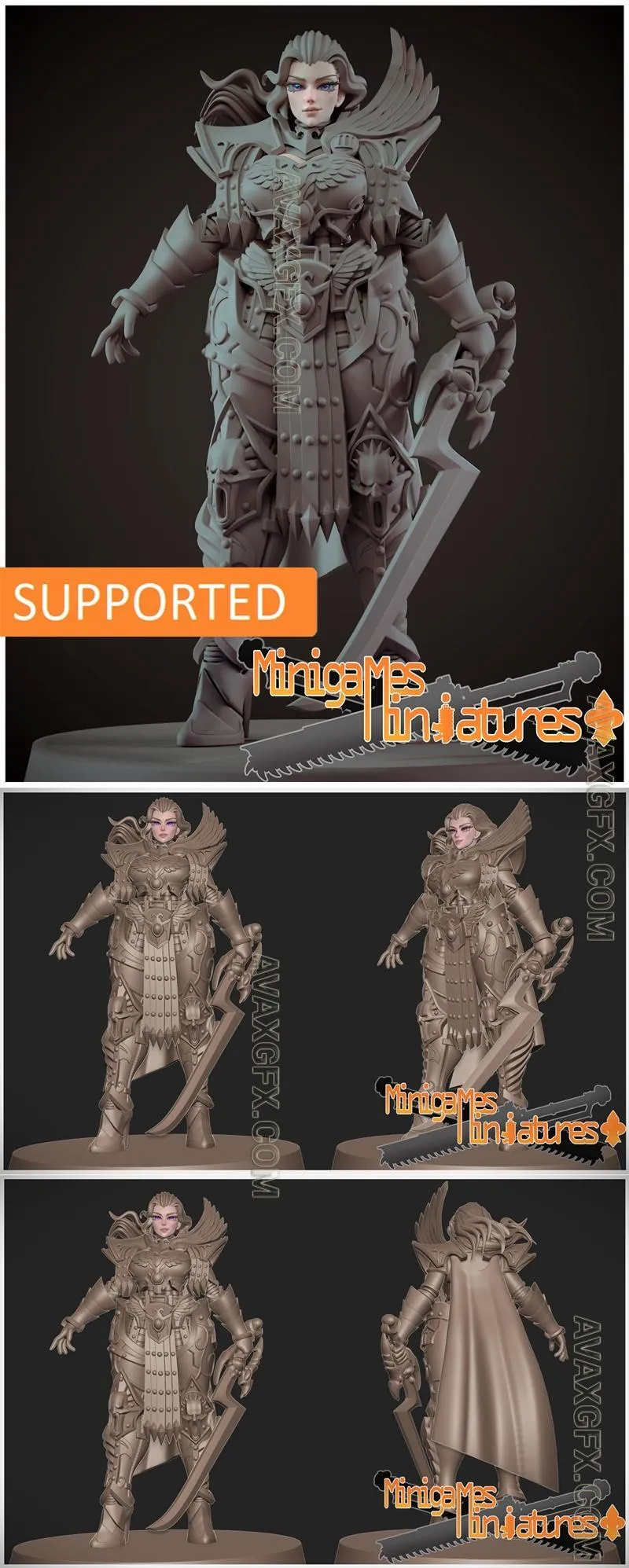 Minigames miniatures - Fulgrim - STL 3D Model