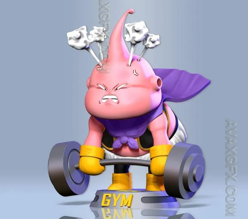 Buu Gym - STL 3D Model