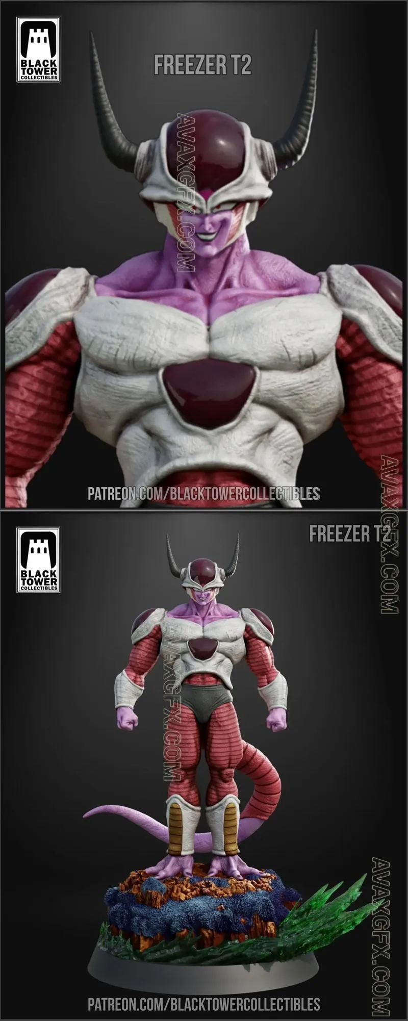 Black Tower Collectibles - Freezer Form 2 - STL 3D Model