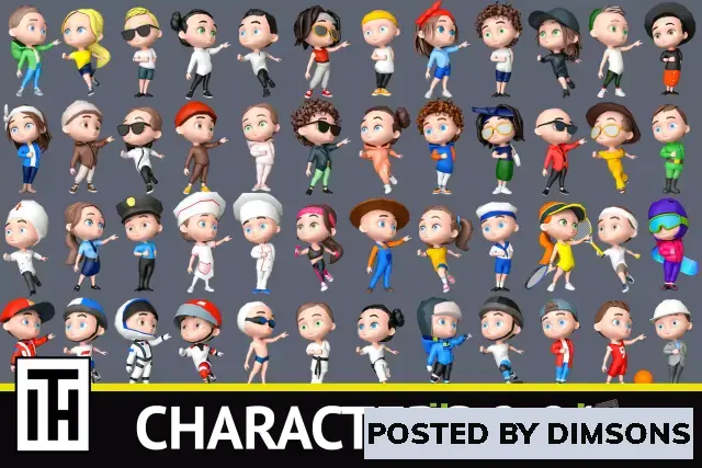 Unity 3D-Models Characters 2 01 v1.0