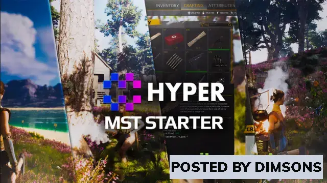 Unreal Engine Blueprints Hyper Multiplayer Survival Template Starter [MST] v5.3