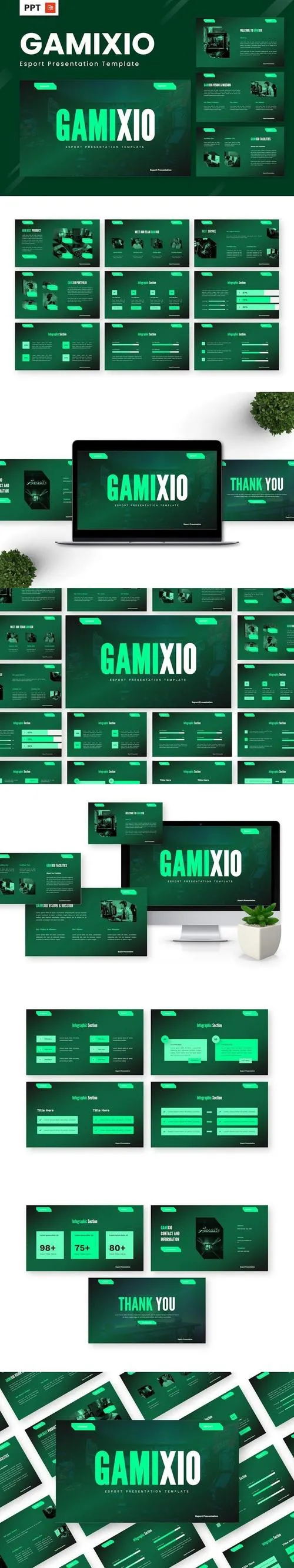 Gamixio - Esport Powerpoint Templates