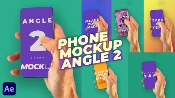 Phone Mockup Pack - Angle 2 52031414 Videohive