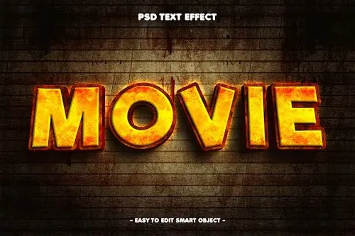 Movie Comic Style Editable Text Effect - 872L88R