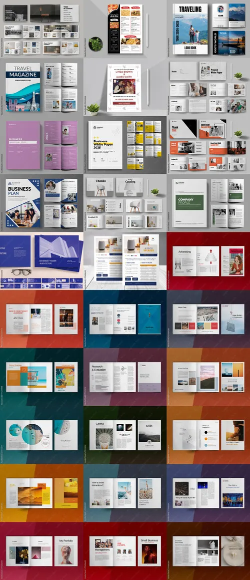 30 Indesign Templates Bundle 21