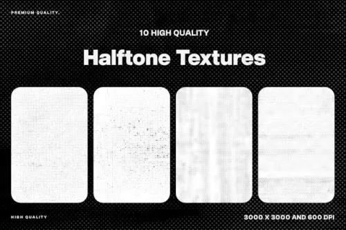 10 Halftone Textures - UX83A2U