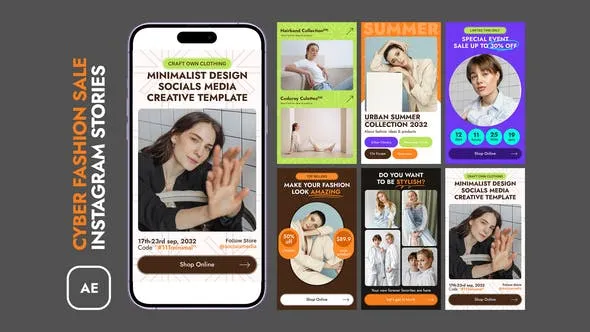 Cyber Fashion Sale Instagram Stories 52119543 Videohive