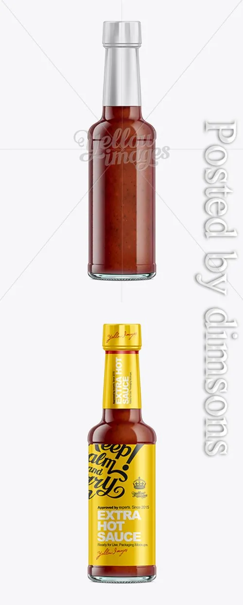 Hot Sauce Bottle Mockup 10530 Layered TIF