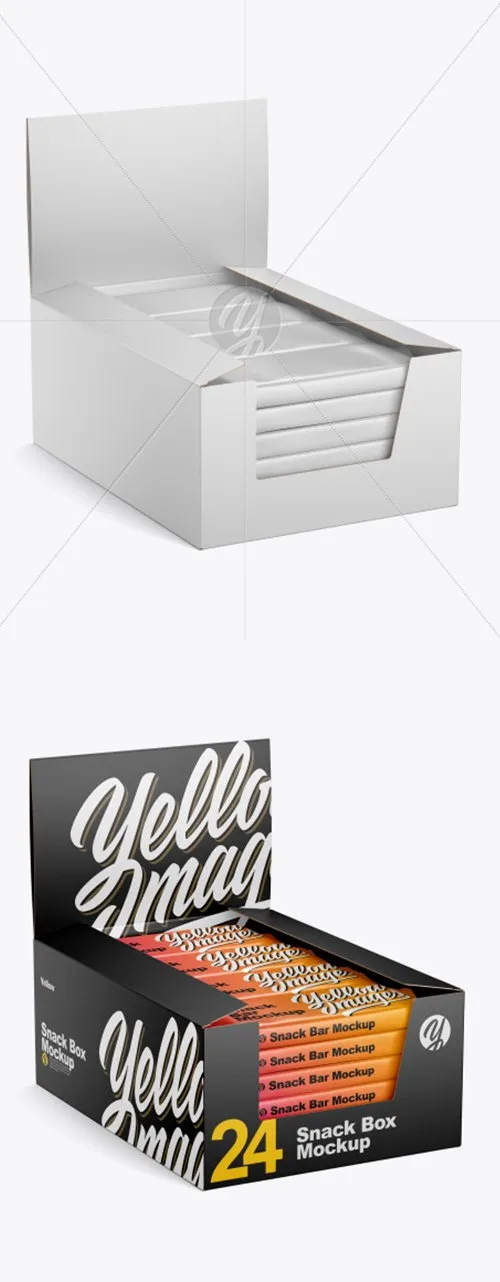 Matte Snack Box Mockup 41274 TIF