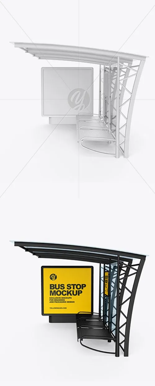 Bus Stop Mockup 39702 TIF