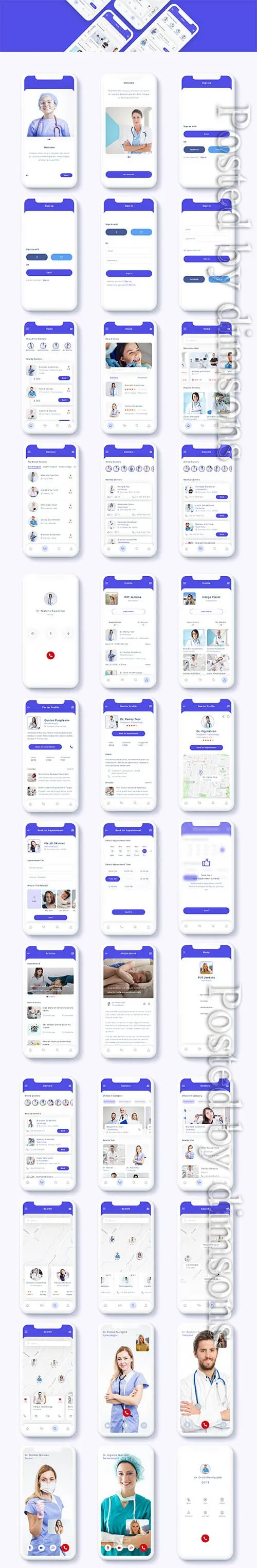 Civan - Find Doctor App UI Kit