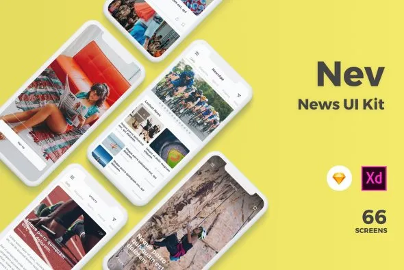 Nev - News App UI Kit