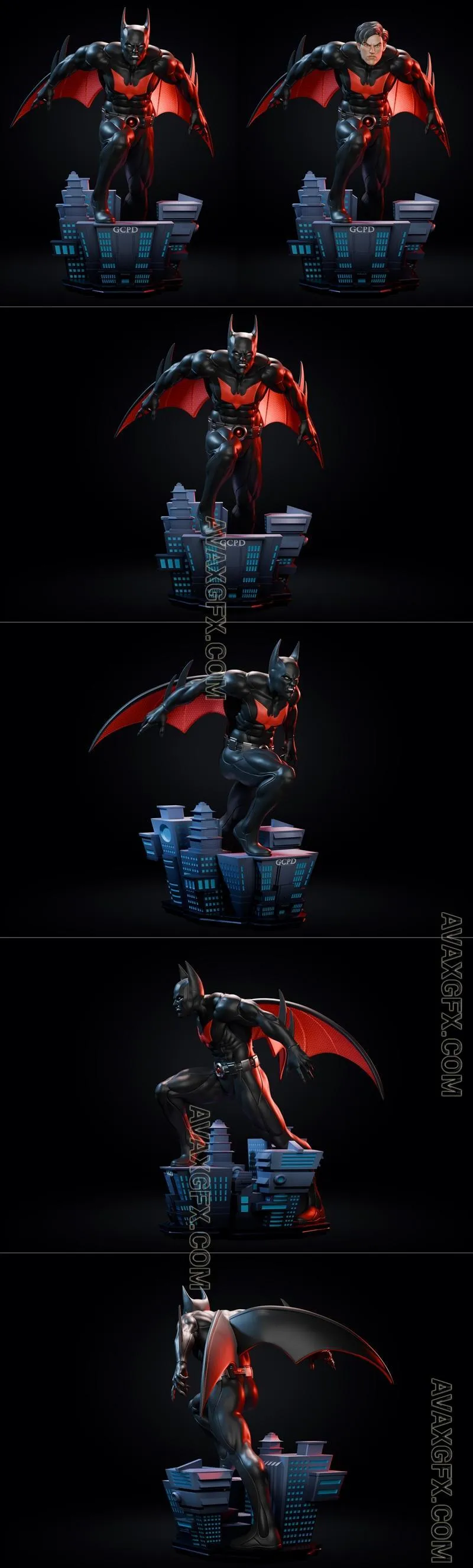 Vengeancestudios - Batman Beyond - STL 3D Model