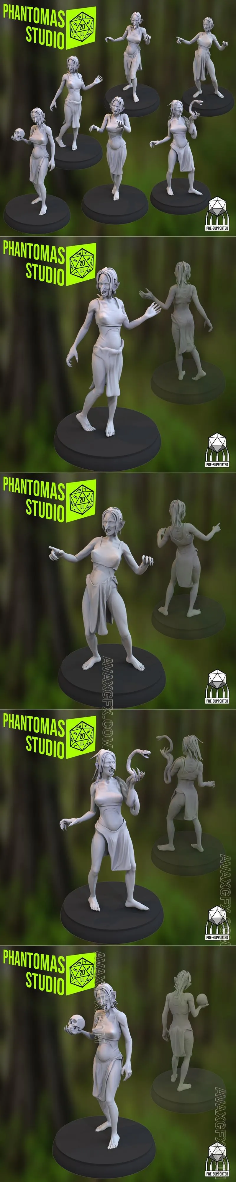 Swamp Witch v2 - STL 3D Model