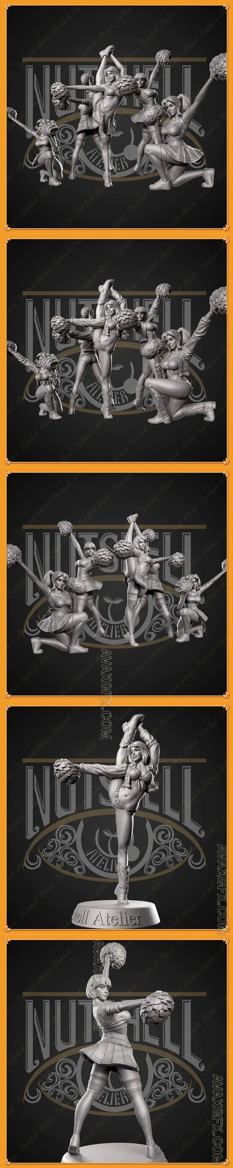Nutshell Atelier - Cheerleaders - STL 3D Model
