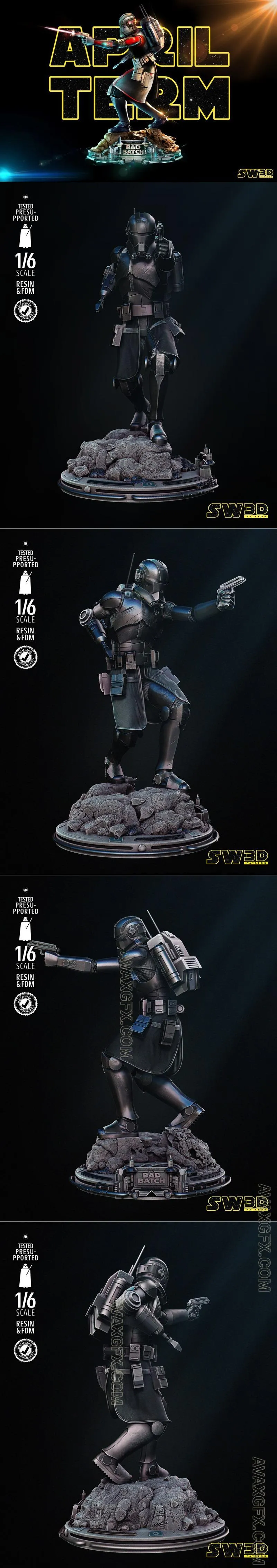 Star Wars - Echo Sculpture - STL 3D Model