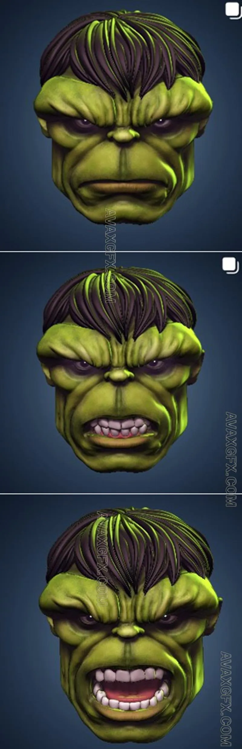 Hulk Comic - STL 3D Model