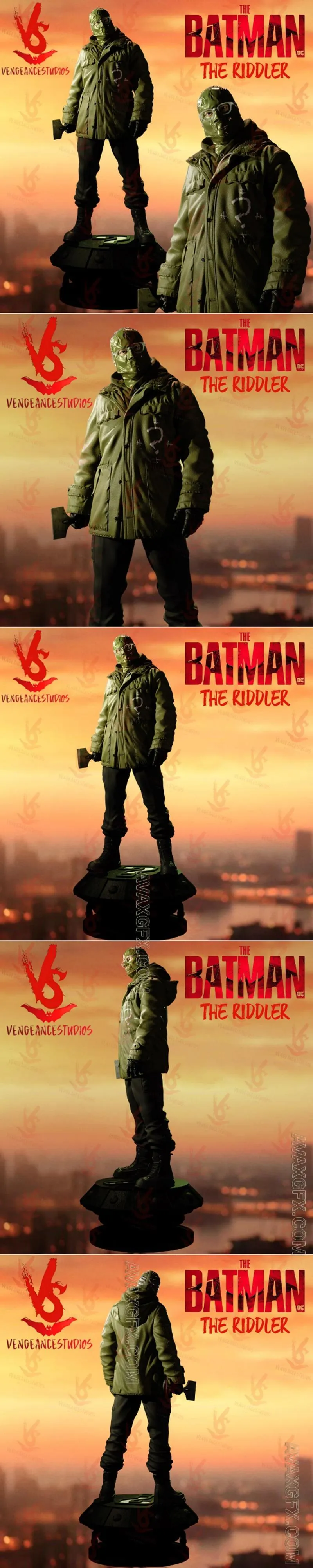 Vengeancestudios - The Riddler from The Batman 2022 - STL 3D Model