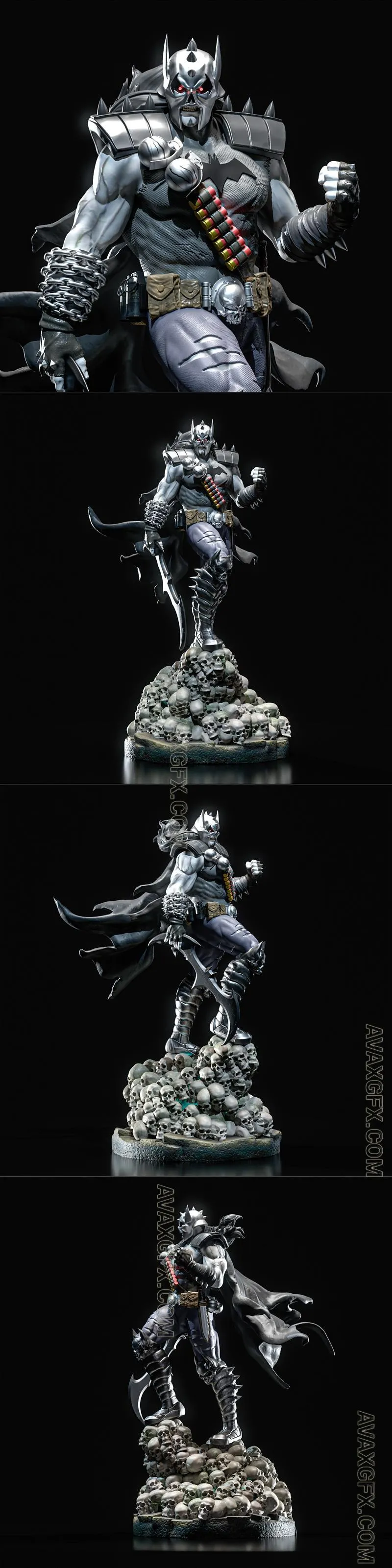 Batman Who Frags - STL 3D Model