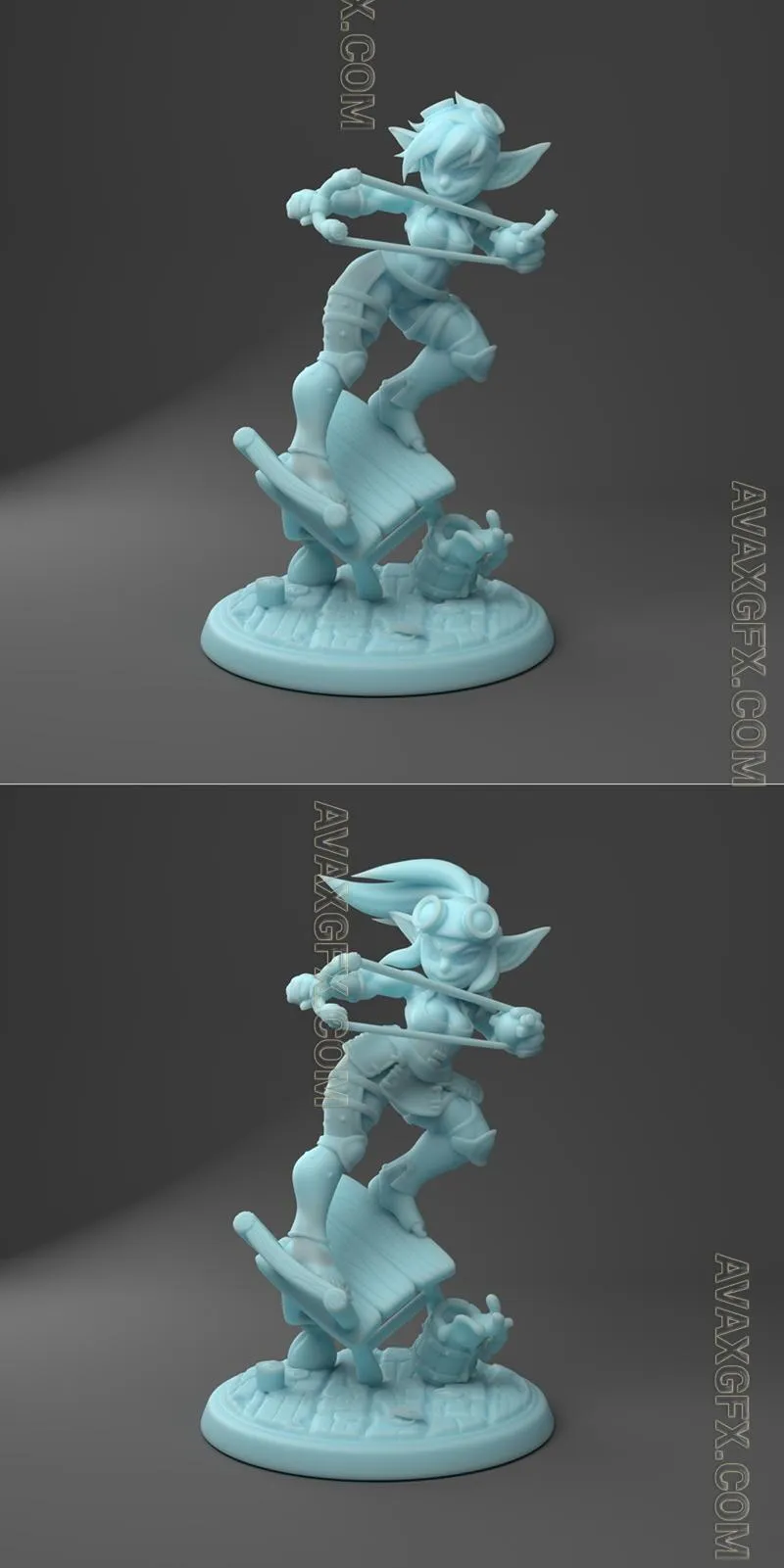Knox the goblin alchemist - STL 3D Model