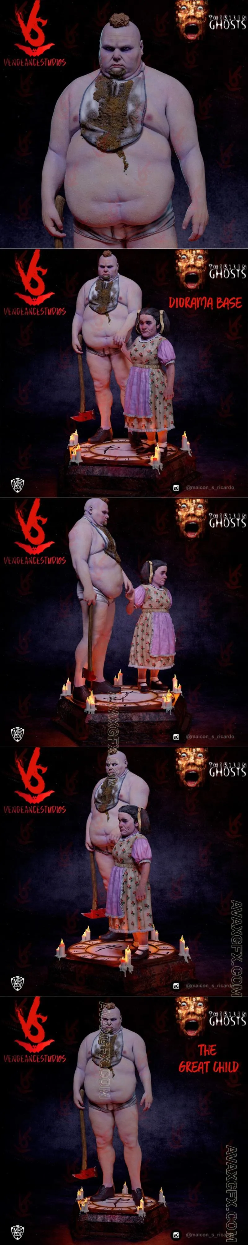 Vengeancestudios - The Great Child 13 Ghosts - STL 3D Model