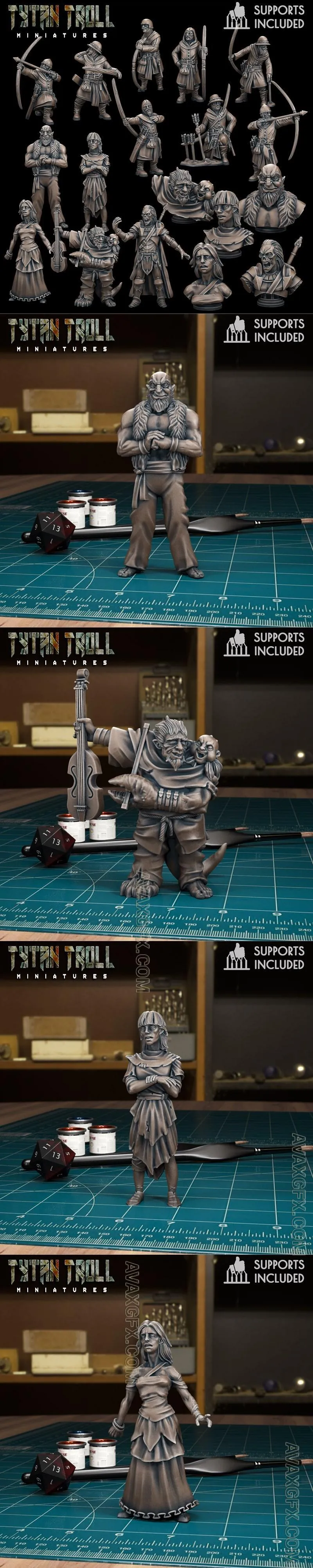 TytanTroll Miniatures May 2024 - STL 3D Model