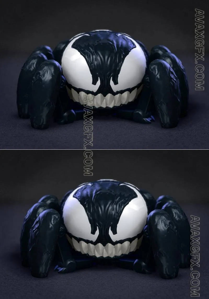 Venom E Spiderbot - STL 3D Model