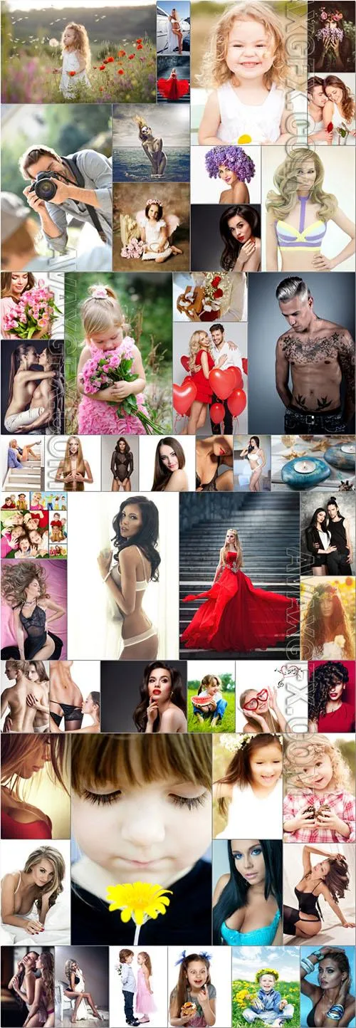 People bundle stock photo 1