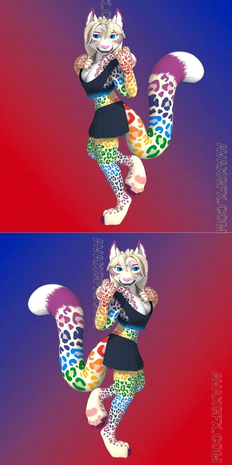 Skittles Vrchat Avatar - STL 3D Model