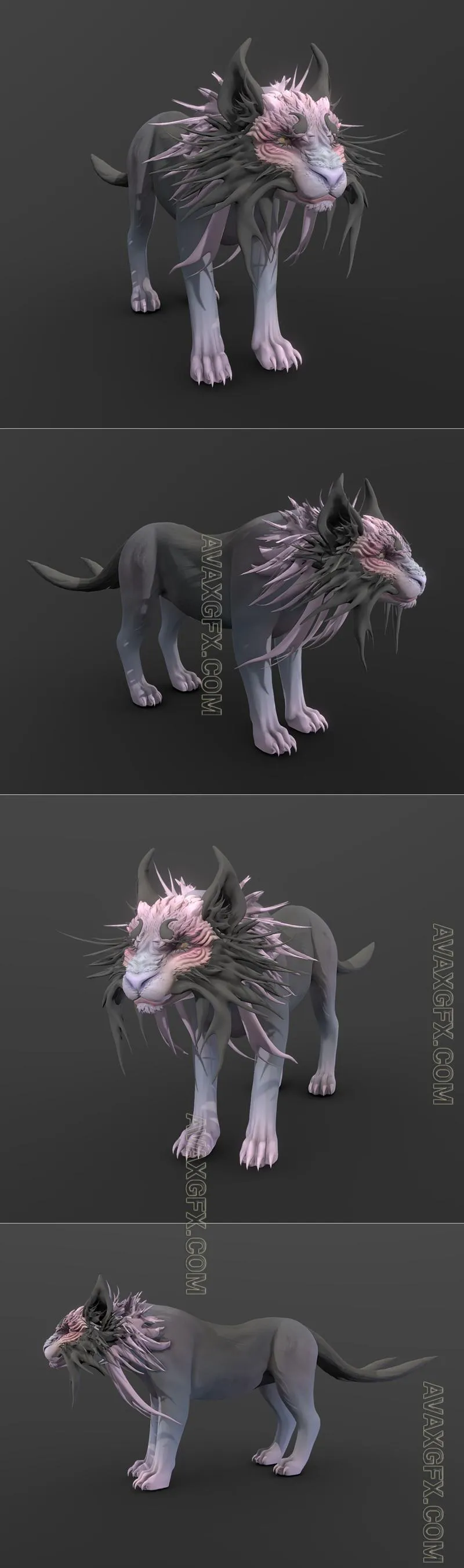 Fantasy Tiger Sculpt - STL 3D Model