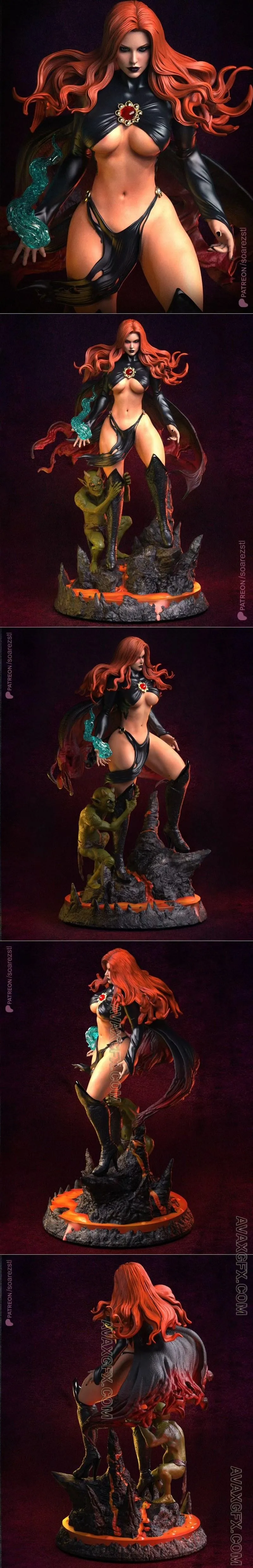 Soarez 3d - Goblin Queen - Madelyne Pryor - STL 3D Model