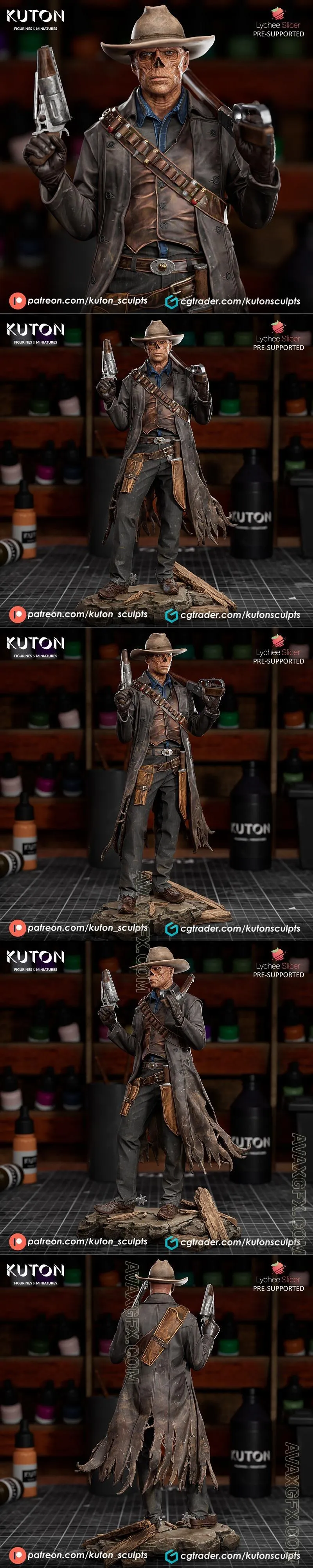 Kuton Figurines - The Ghoul - STL 3D Model