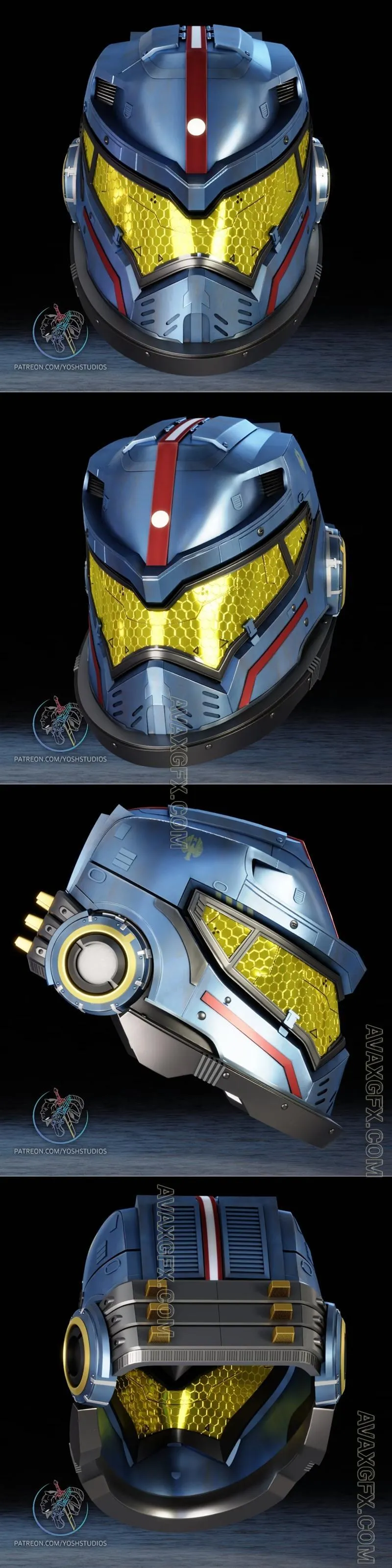 Gipsi Danger Helmet - STL 3D Model