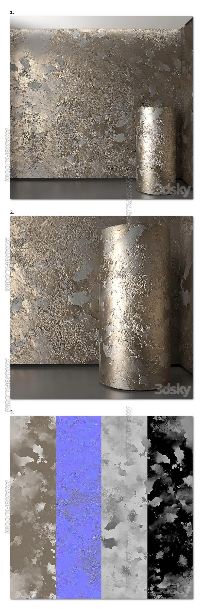 Plaster 45 - 3D Model