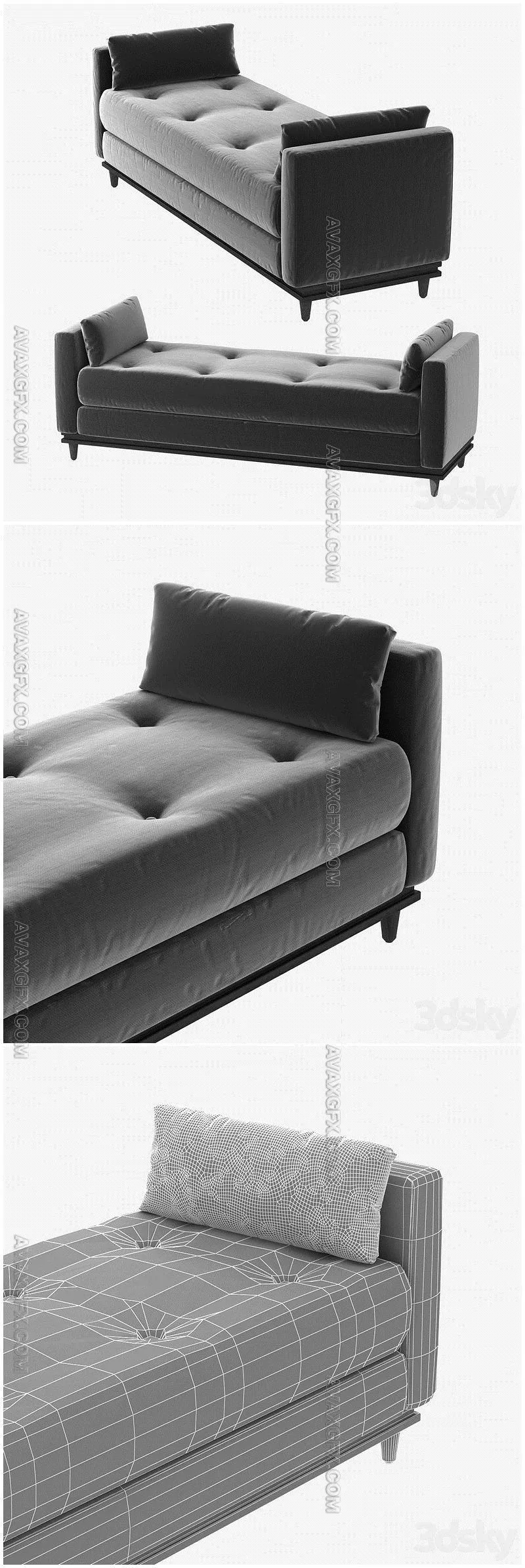 Francis Sultana melbury daybed - 3D Model