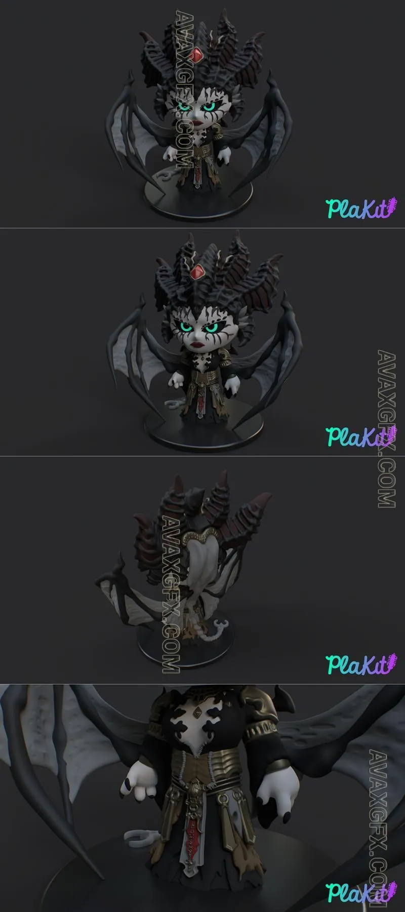 PlaKit - Diablo4 LILITH - STL 3D Model