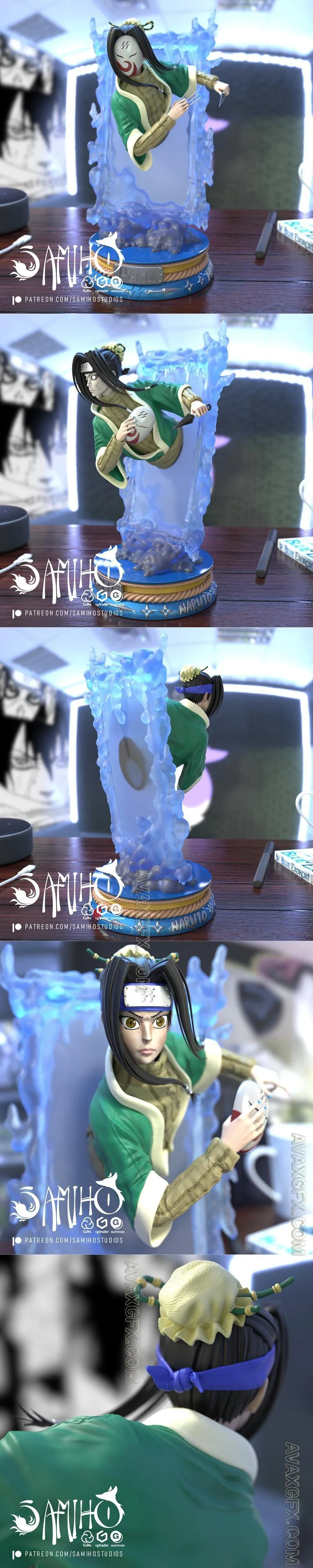 Samiho Studios - Haku Crystal Mirror - STL 3D Model