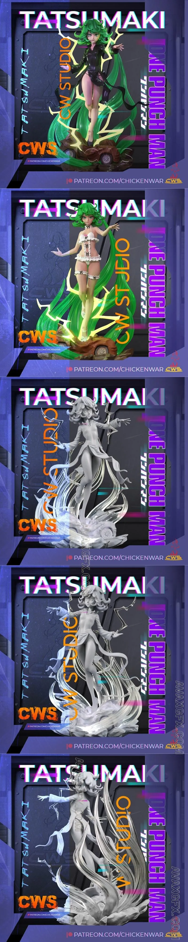 CW Studio - Tatsumaiki - STL 3D Model