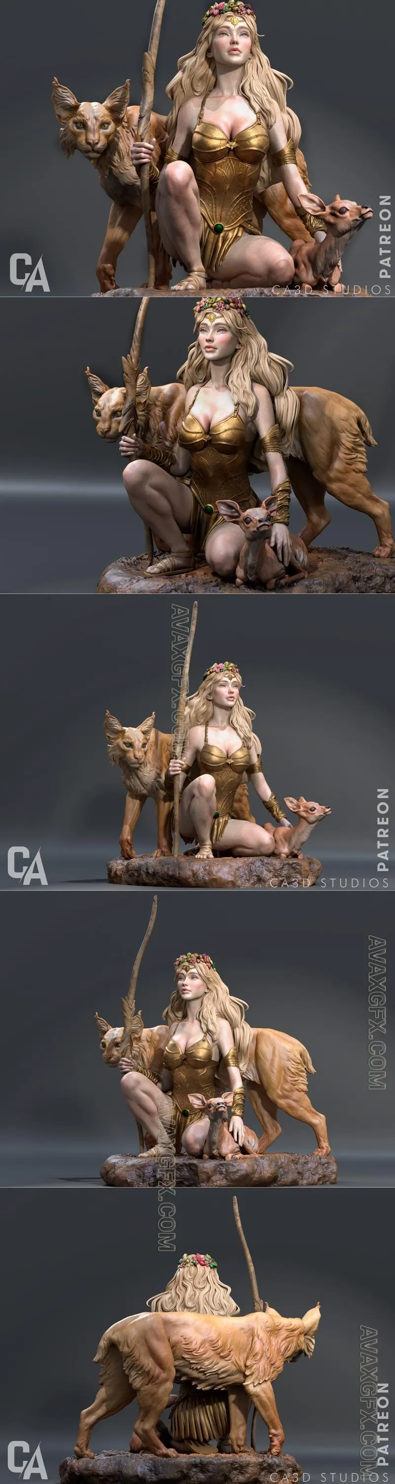 Ca 3d Studios - Artemis - STL 3D Model